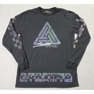 Black Pyramid Shirt Mens S Black Limited Edition Chris Brown Streatwear